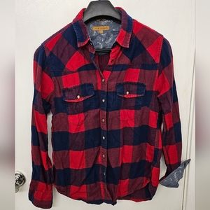 Jachs Girlfriend Flannel Shirt Small